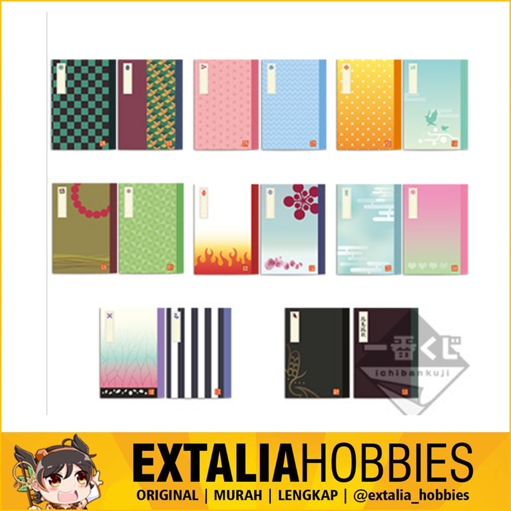 ICHIBAN KUJI - Demon Slayer: Kimetsu no Yaiba The Movie: Mugen Train - H Prize Mini Notebook Set ICHIBAN KUJI - Demon Slayer: Kimetsu no Yaiba The Movie: Mugen Train - H Prize Mini Notebook Set